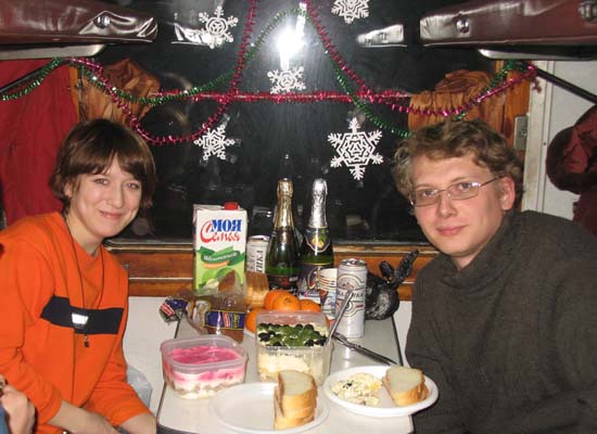 Новый год в поезде Татьяна Савинова и Дмитрий Баян