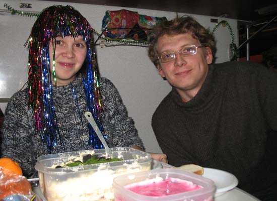 Новый год в поезде Юлия Молокова и Дмитрий Баян